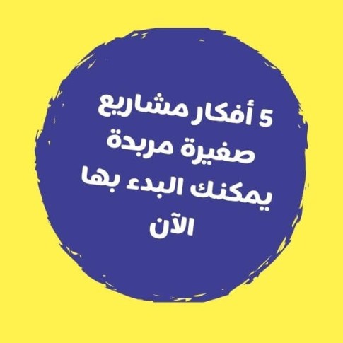 5 أفكار مشاريع صغيرة مربحة يمكنك البدء بها الآن